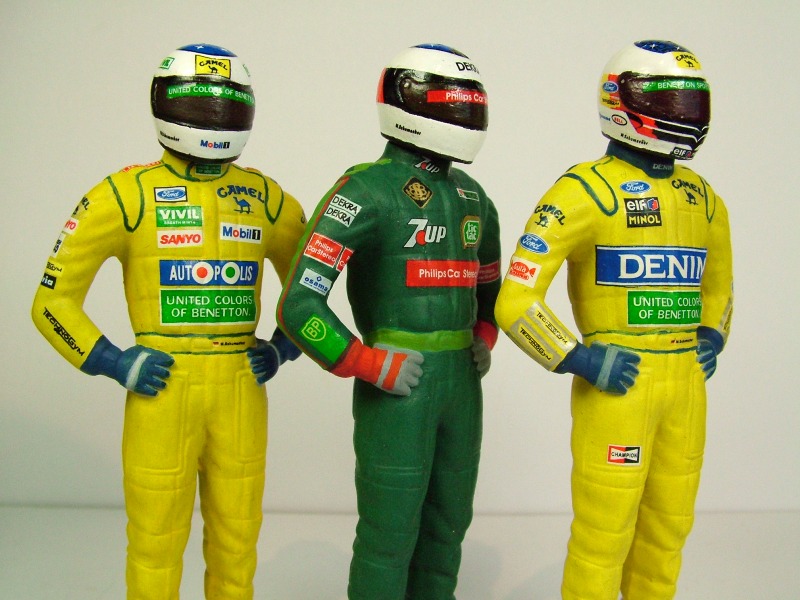 Decal 1/20 M Schumacher Helmet Figure Benetton B193 18  